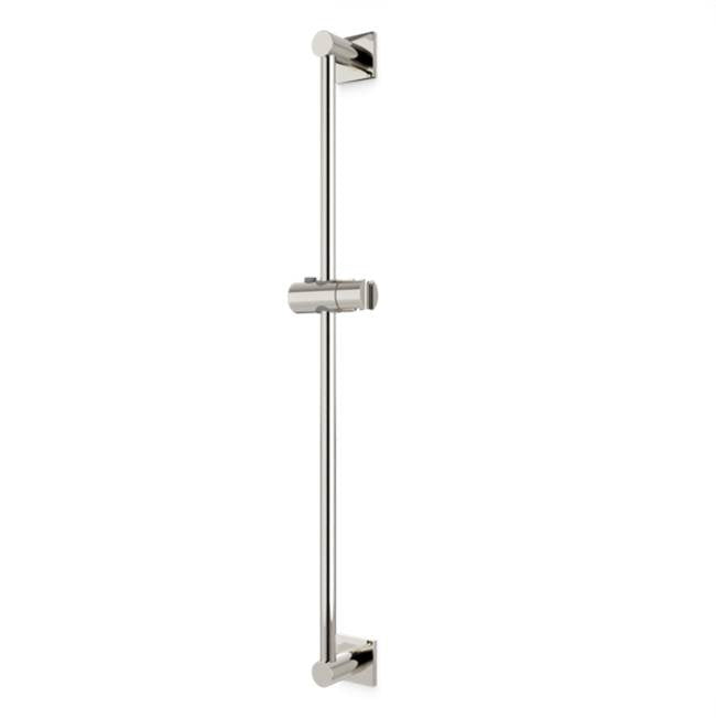 Artos - Slide Bar with Square Escutcheons Polished Nickel