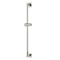 Artos - Slide Bar with Square Escutcheons Polished Nickel