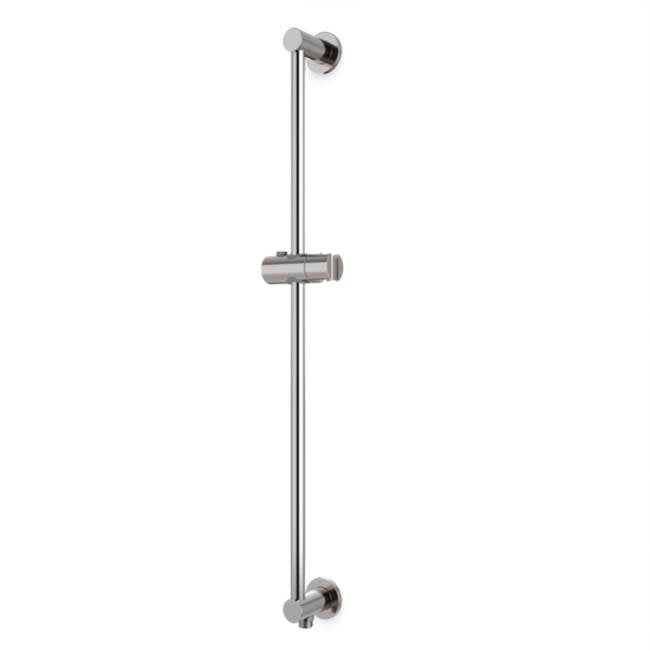 Artos - Slidebar with Integrated Water Outlet and Round Escutcheons Brushed Nickel