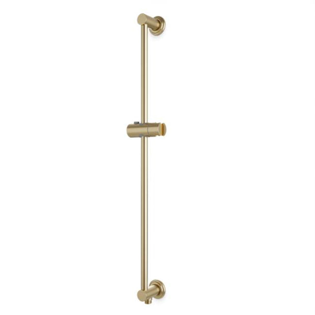 Artos - Slidebar with Integrated Water Outlet and Classic Escutcheons Satin Brass