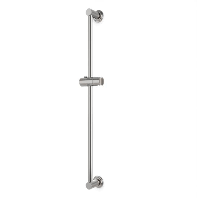 Artos - Slidebar with Classic Escutcheons Brushed Nickel