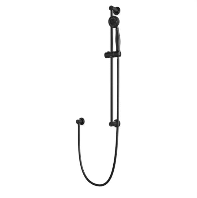 Artos - Classic Slidebar Kit with Separate Water Outlet and Hand Shower Matte Black
