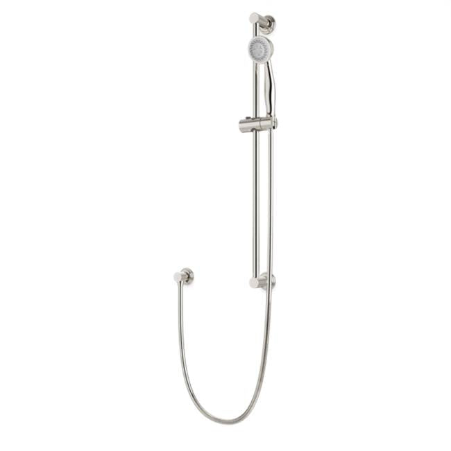 Artos - Classic Slidebar Kit with Separate Water Outlet and Hand Shower Polished Nickel