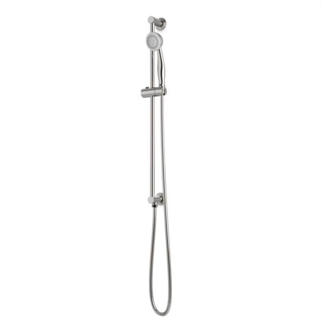 Artos - Classic Slidebar Kit with Integrated Water Outlet and Hand Shower Brushed Nickel
