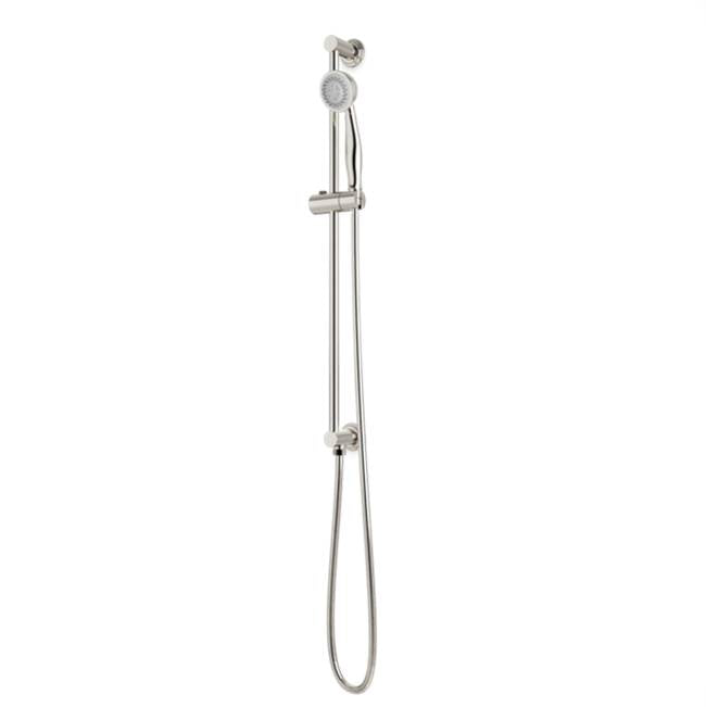 Artos - Classic Slidebar Kit with Integrated Water Outlet and Hand Shower Polished Nickel