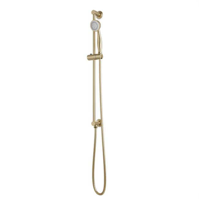 Artos - Classic Slidebar Kit with Integrated Water Outlet and Hand Shower Satin Brass