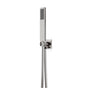 Artos - Square Flexible Hose Shower Kit, Brushed Nickel