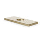 Artos - Trova Square 6'' Cover Plate Satin Brass