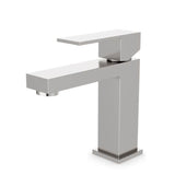 Artos - Trova Square Single Hole Lavatory Faucet Brushed Nickel - Brushed Nickel