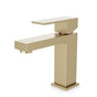 Artos - Trova Square Single Hole Lavatory Faucet Satin Brass