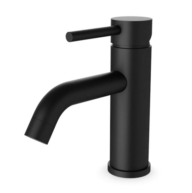 Artos - Round Single Hole Lavatory Faucet Matte Black - Black