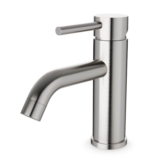 Artos - Round Single Hole Lavatory Faucet Brushed Nickel - Brushed Nickel