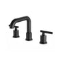 Artos - Round 8'' Widespread Lavatory Faucet with Low Spout & Lever Handles Black