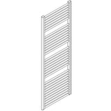 Artos - Denby Towel Warmer 68'' x 24'' Plug-In White - White