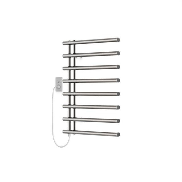 Artos - Linx Round 30'' x 20'' Plug-In Towel Dryer Brushed Nickel