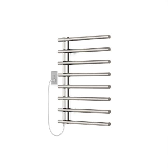 Artos - Linx Round 30'' x 20'' Plug-In Towel Dryer Polished Nickel
