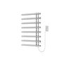 Artos - Linx Round 30'' x 20'' Plug-In Towel Dryer with Element on Right Chrome