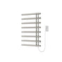 Artos - Linx Round 30'' x 20'' Plug-In Towel Dryer with Element on Right Polished Nickel
