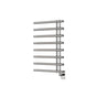 Artos - Linx Round 30'' x 20'' Hardwired Towel Dryer with Hardwire Kit on Right Brushed Nickel