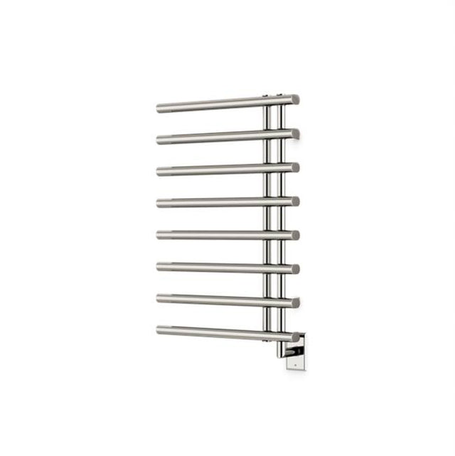 Artos - Linx Round 30'' x 20'' Hardwired Towel Dryer with Hardwire Kit on Right Polished Nickel
