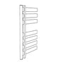 Artos - Lioni Square 27'' x 20'' Plug-In Towel Dryer Chrome - Chrome
