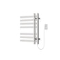 Artos - Lioni Square 27'' x 20'' Plug-In Towel Dryer with Hardwire Kit on Right Brushed Nickel