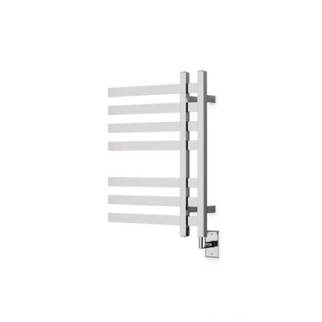 Artos - Lioni Square 27'' x 20'' Hardwired Towel Dryer with Hardwire Kit on Right Brushed Nickel