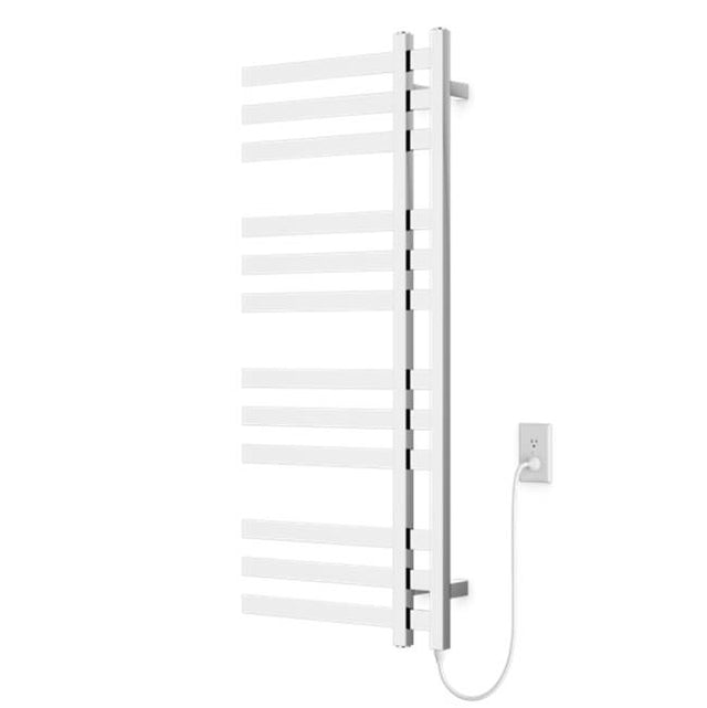 Artos - Lioni Square 48'' x 20'' Plug-In Towel Dryer with Hardwire Kit on Right Chrome
