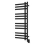 Artos - Lioni Square 48'' x 20'' Hardwired Towel Dryer with Hardwire Kit on Right Matte Black