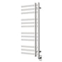 Artos - Lioni Square 48'' x 20'' Hardwired Towel Dryer with Hardwire Kit on Right Brushed Nickel