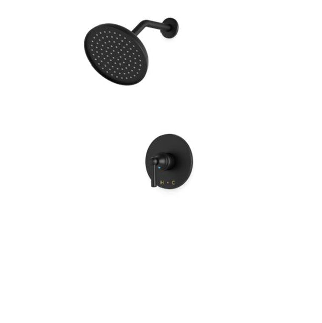 Artos - Trova Classic Pressure Balance Shower Trim Kit Matte Black