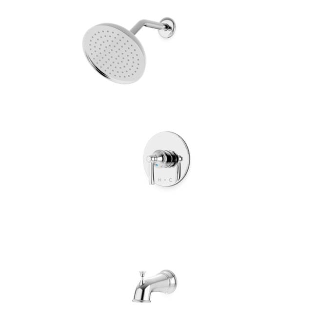 Artos - Trova Classic Pressure Balance Tub / Shower Trim Kit Chrome