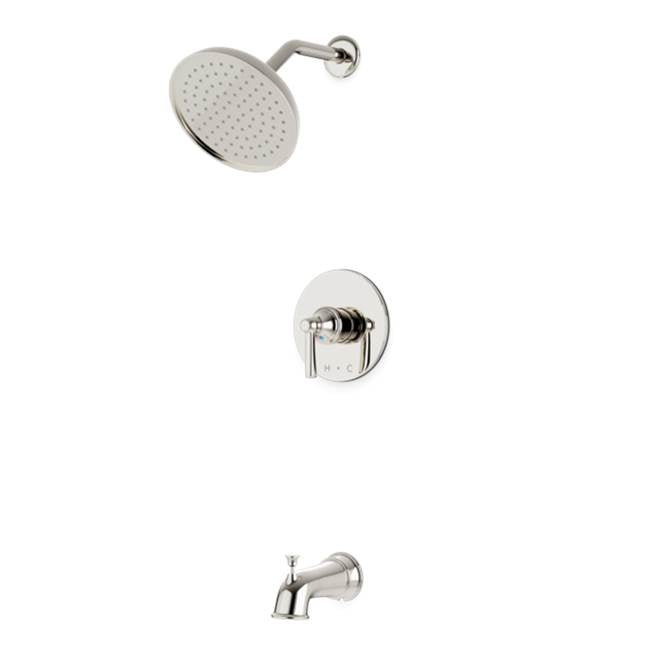 Artos - Trova Classic Pressure Balance Tub / Shower Trim Kit Polished Nickel