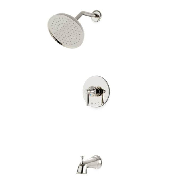Artos - Trova Classic Pressure Balance Tub / Shower Trim Kit Polished Nickel