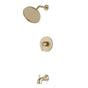Artos - Trova Classic Pressure Balance Tub / Shower Trim Kit Satin Brass
