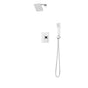 Artos - Square 2-Way Pressure Balance Shower Trim Kit with Hand Held Shower Chrome