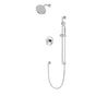 Artos - Classic 2-Way Pressure Balance Shower Trim Kit with Hand Held Shower on Slide Bar with Separate Water Outlet Chrome