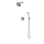 Artos - Classic 2-Way Pressure Balance Shower Trim Kit with Hand Held Shower Brushed Nickel