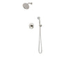 Artos - Classic 2-Way Pressure Balance Shower Trim Kit with Hand Held Shower Polished Nickel
