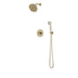 Artos - Classic 2-Way Pressure Balance Shower Trim Kit with Hand Held Shower Satin Brass