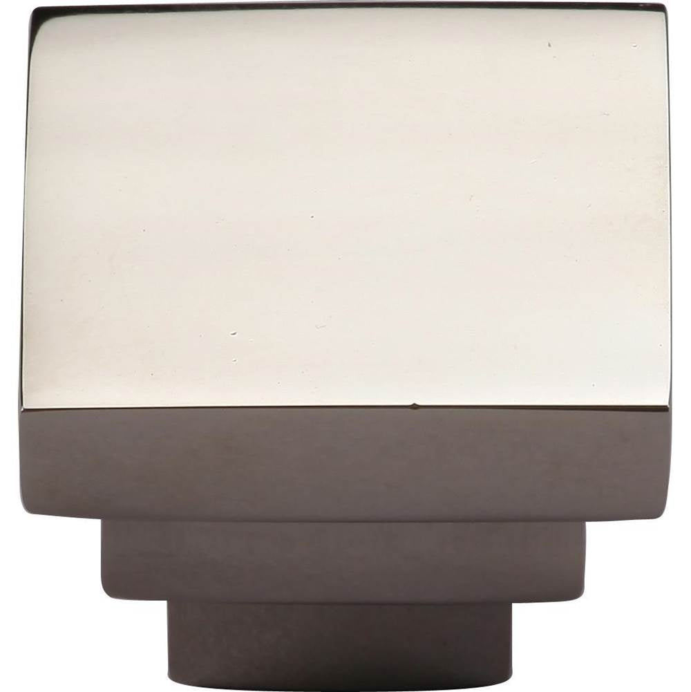Ashley Norton - Square Step Cabinet Knob - Polished Nickel
