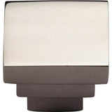 Ashley Norton - Square Step Cabinet Knob - Polished Nickel
