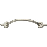 Ashley Norton - Front Mounted Fleur-de-lis Cabinet Pull - White Bronze
