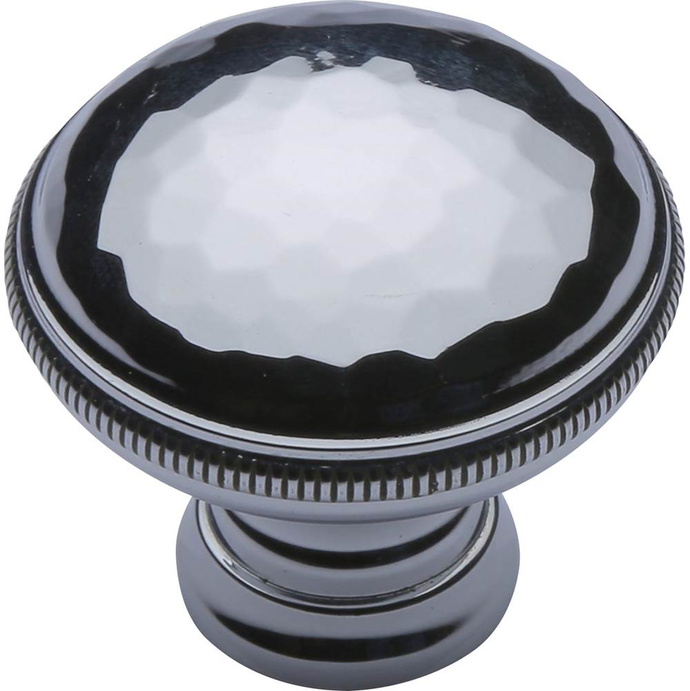 Ashley Norton - Hammered Cabinet Knob - Polished Chrome