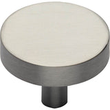 Ashley Norton - Modern Disc Cabinet Knob - Satin Nickel