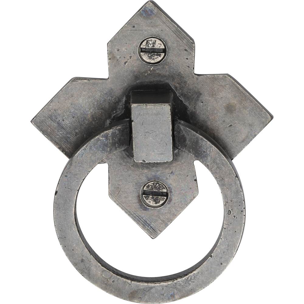 Ashley Norton - Round Ring on Diamond Plate - White Medium