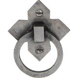 Ashley Norton - Round Ring on Diamond Plate - White Medium