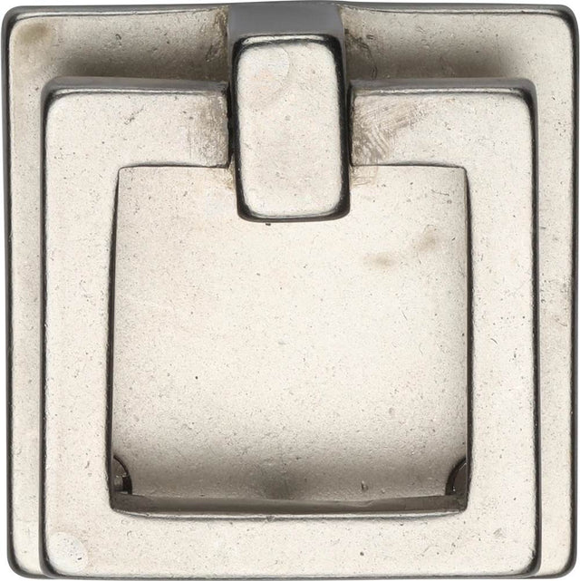 Ashley Norton - Square Drop Pull on Plate - White Bronze