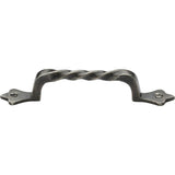Ashley Norton - Front Mounted Twist Cabinet Pull - White Medium