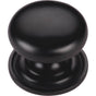 Ashley Norton - Round Cabinet Knob on Rose - Black